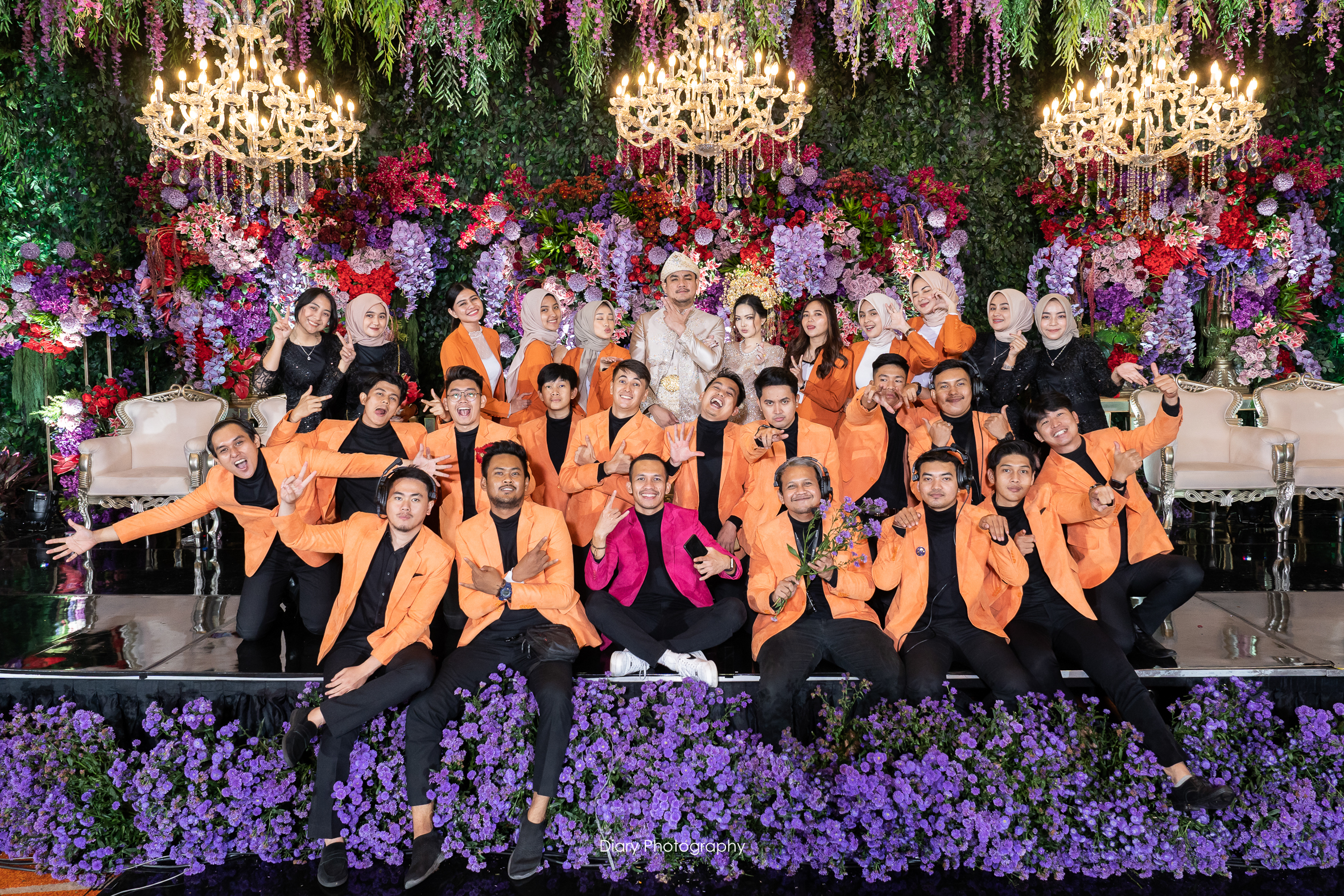 Wedding Organizer Palembang, Elnam Info, Crew F8 Management dalam menggunakan Clearcom dan HT